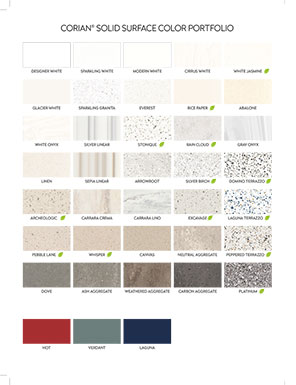 corian dupont colors